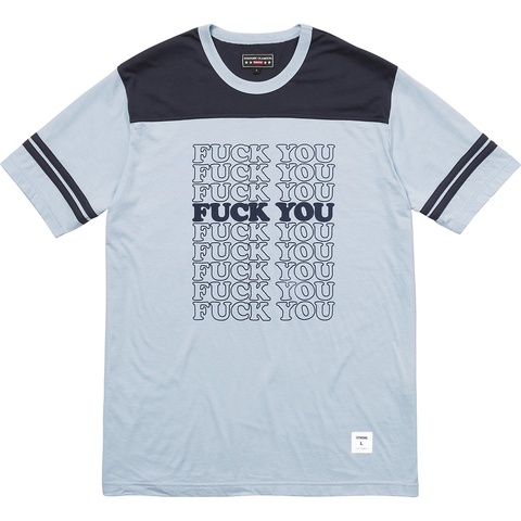 Supreme/HYSTERIC GLAMOUR Fuck You Football Tee - Supreme
