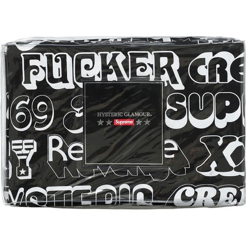 Supreme/HYSTERIC GLAMOUR Text Duvet + Pillow Set - Supreme