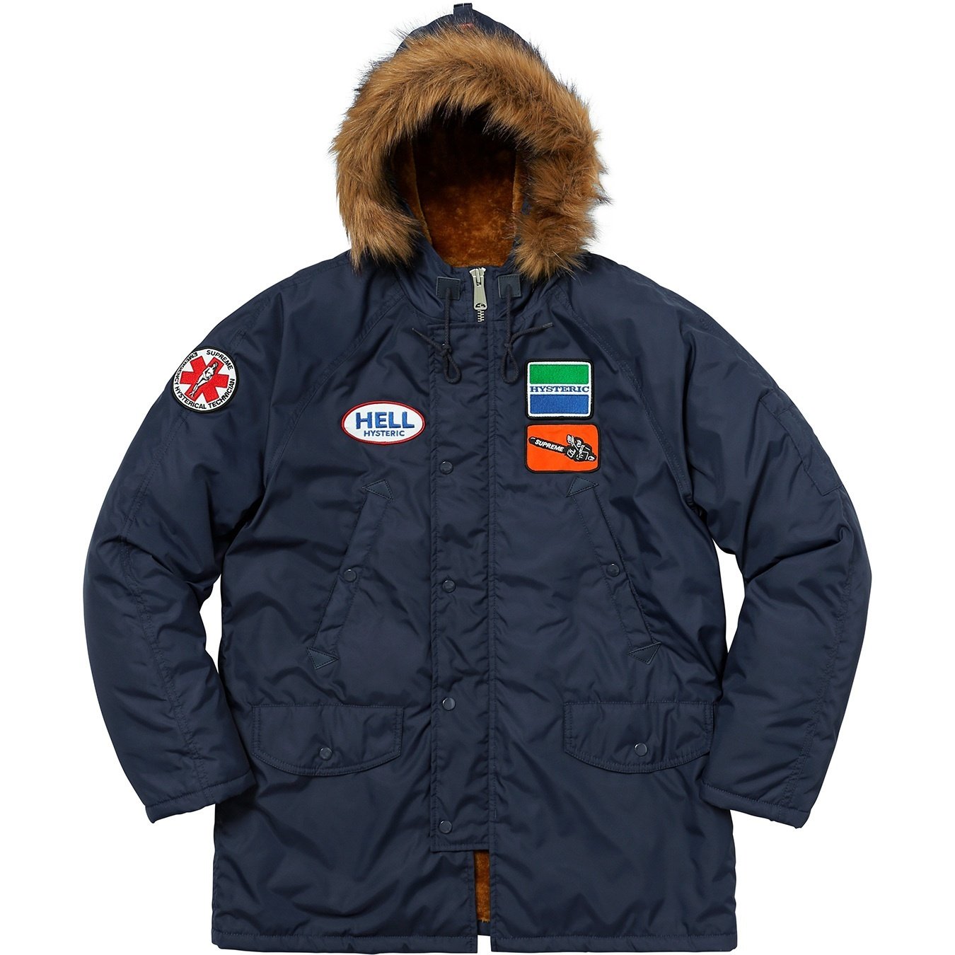 ジャケット・アウター Supreme HYSTERIC GLAMOUR N-3B Parka Supreme HYSTERIC GLAMOUR N-3B Parka (FW17) - $448