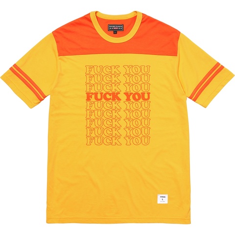 Supreme/HYSTERIC GLAMOUR Fuck You Football Tee - Supreme