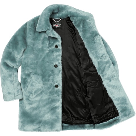 Supreme/HYSTERIC GLAMOUR Fuck You Faux Fur Coat - Supreme