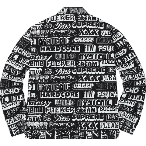 Supreme Supreme/HYSTERIC GLAMOUR Text Work Jacket - Colorway