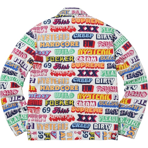 Supreme Supreme/HYSTERIC GLAMOUR Text Work Jacket - Colorway