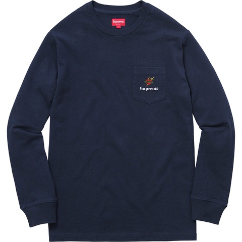 Sacred Heart L/S Pocket Tee - fall/winter 2017 - Supreme