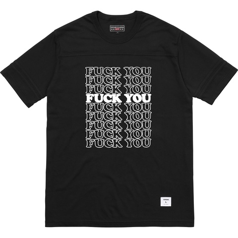 Supreme Supreme/HYSTERIC GLAMOUR Fuck You Football Tee - Colorway