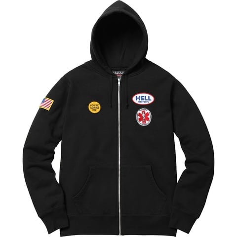 Supreme Supreme/HYSTERIC GLAMOUR Patches Zip Up Sweatshirt - Colorway