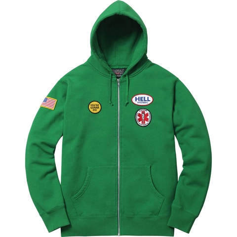 Supreme Supreme/HYSTERIC GLAMOUR Patches Zip Up Sweatshirt - Colorway