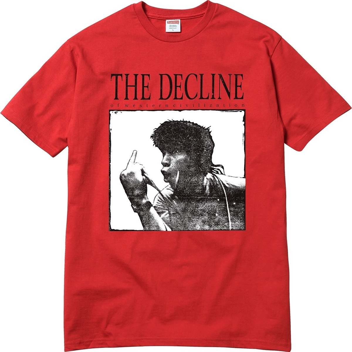 Supreme Decline of Western Civilization Tee (fall/winter 2017) - $44.00