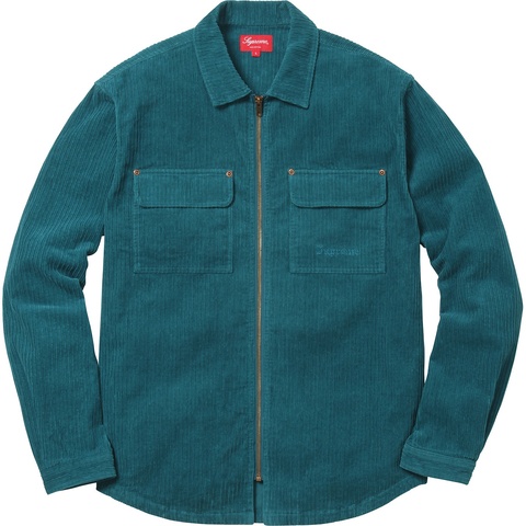 Supreme Corduroy Zip Up Shirt - Colorway