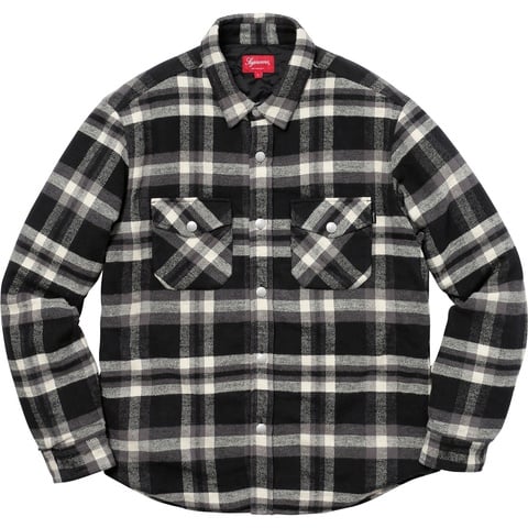 Quilted Arc Logo Flannel Shirt - fall/winter 2017 - Supreme
