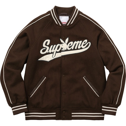 Supreme®/Playboy© Wool Varsity Jacket - Supreme