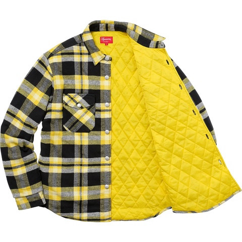 Supreme Quilted Arc Logo Flannel Shirt - Colorway
