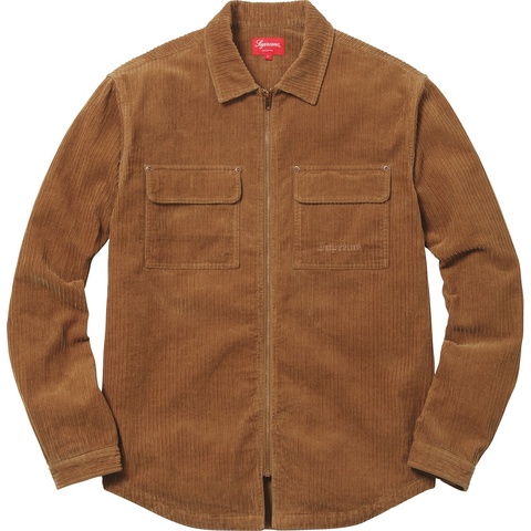 Supreme Corduroy Zip Up Shirt - Colorway