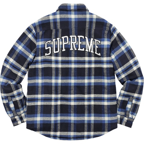 Supreme Quilted Arc Logo Flannel Shirt - Colorway