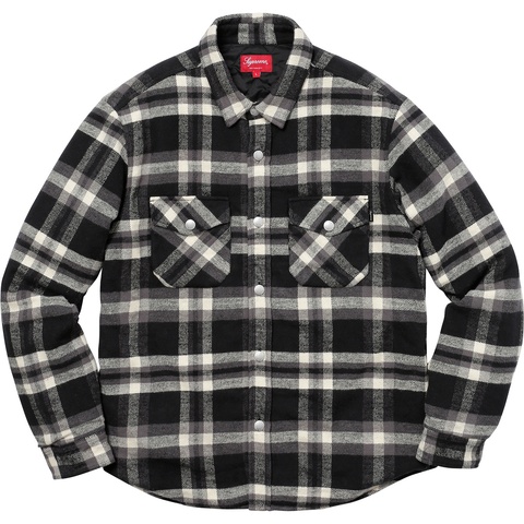 Quilted Arc Logo Flannel Shirt - fall/winter 2017 - Supreme