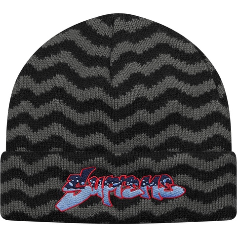 Supreme Zig Zag Stripe Beanie - Colorway