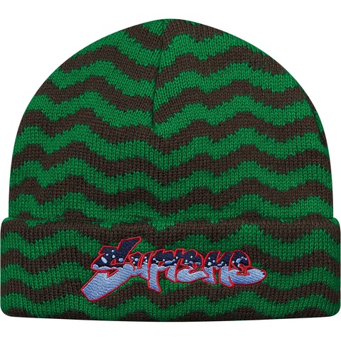 Supreme Zig Zag Stripe Beanie - Colorway