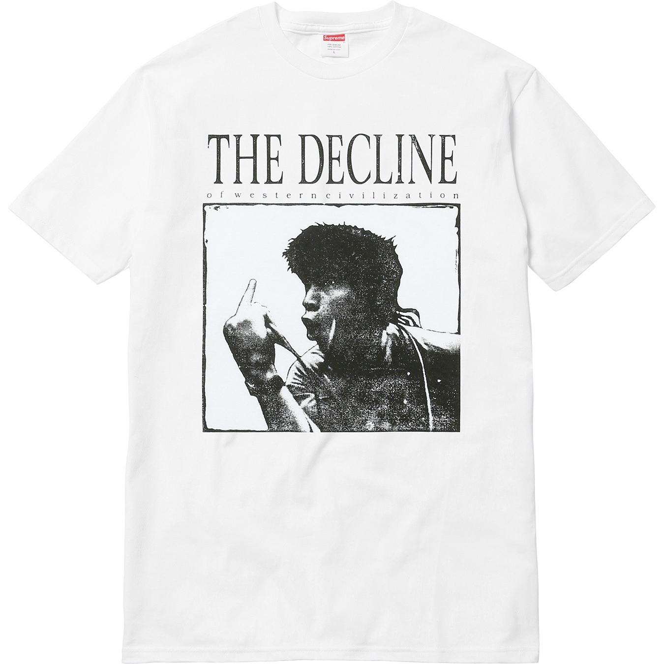 Supreme Decline of Western Civilization Tee (FW17) - $44