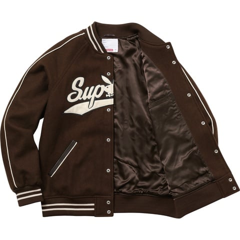 Supreme®/Playboy© Wool Varsity Jacket - Supreme