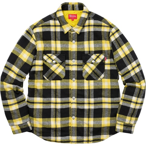 Supreme Quilted Arc Logo Flannel Shirt - Colorway