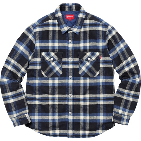 Supreme Quilted Arc Logo Flannel Shirt - Colorway