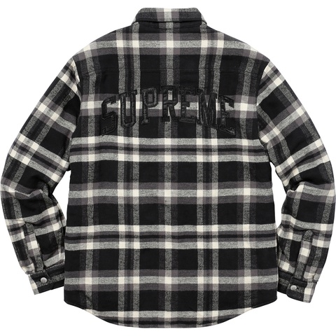 服/ファッション Supreme Quilted Arc Logo Flannel Shirt Quilted Arc Logo Flannel Shirt - fall/winter 2017 - Supreme