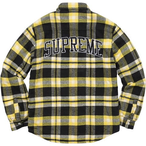 Supreme Quilted Arc Logo Flannel Shirt - Colorway