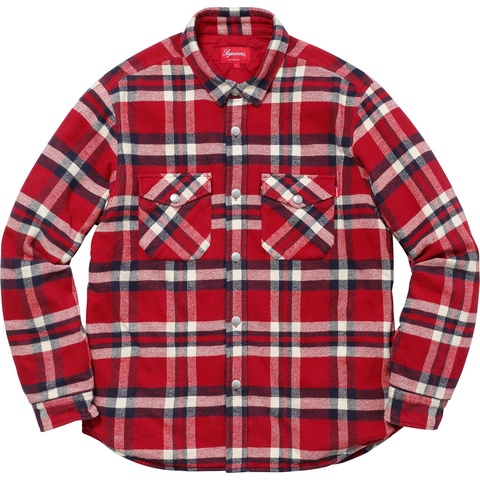 Supreme Quilted Arc Logo Flannel Shirt - Colorway