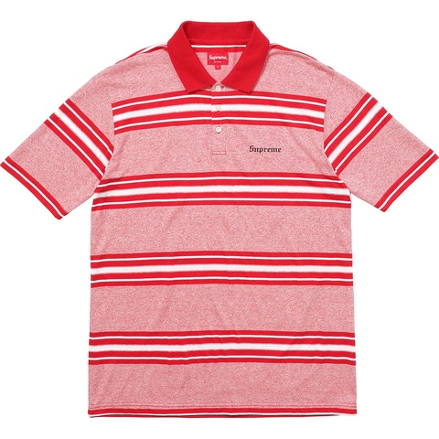 Supreme Heather Stripe Polo - Colorway