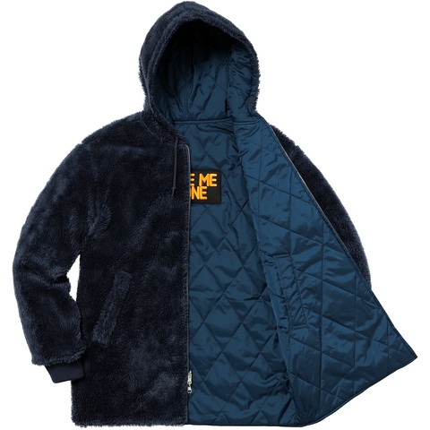 美品 SUPREME Workers Parka Jacket Reversible Sherpa Work Parka - fall/winter 2017 - Supreme