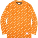 Supreme Velour Diagonal Logo L S Top (FW17)