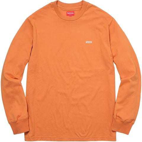 Metallic Box Logo L/S Tee - fall/winter 2017 - Supreme