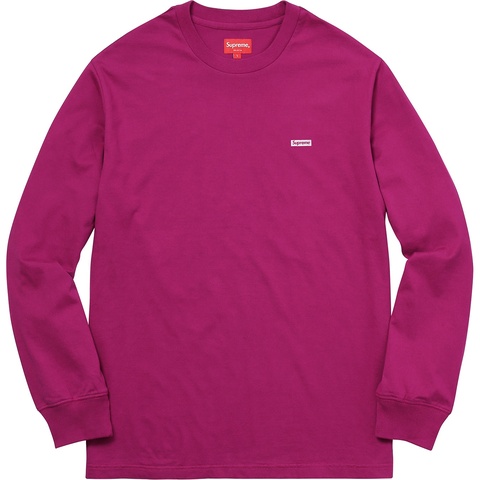 Metallic Box Logo L/S Tee - fall/winter 2017 - Supreme