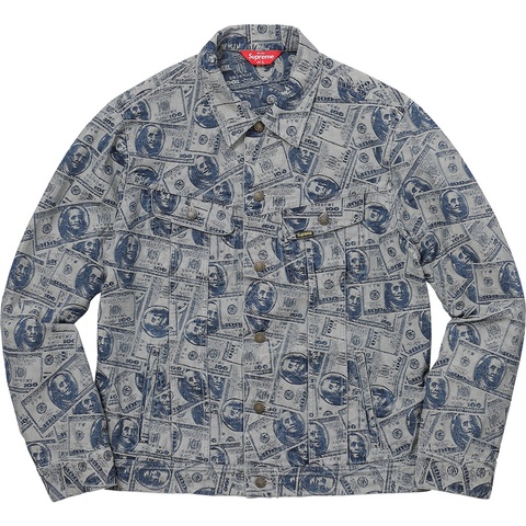 Supreme 100 Dollar Bill Trucker Jacket - Colorway