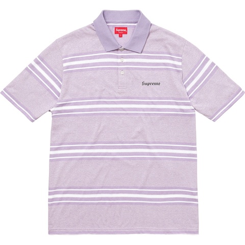 Supreme Heather Stripe Polo - Colorway