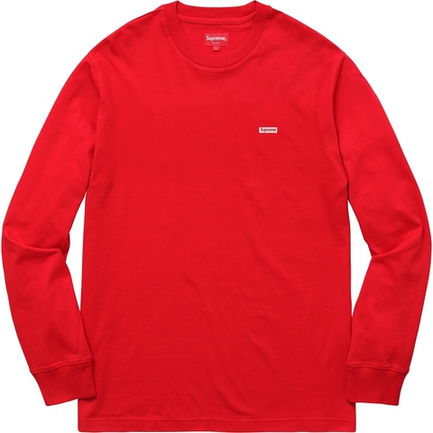 Metallic Box Logo L/S Tee - fall/winter 2017 - Supreme