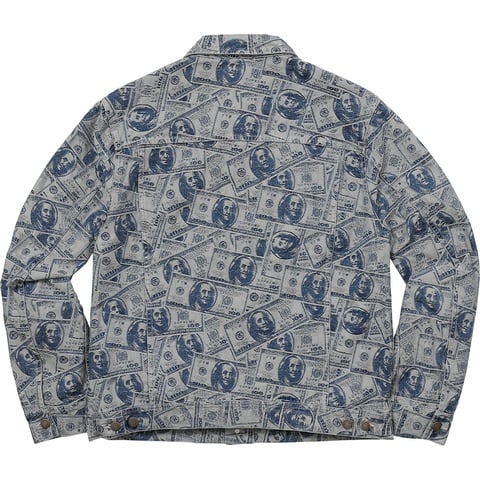 100 Dollar Bill Trucker Jacket - fall/winter 2017 - Supreme