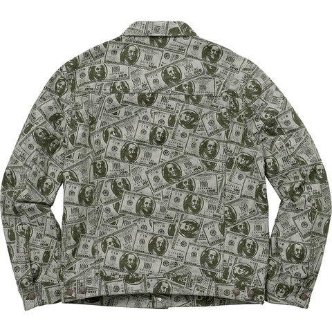 Supreme 100 Dollar Bill Trucker Jacket - Colorway
