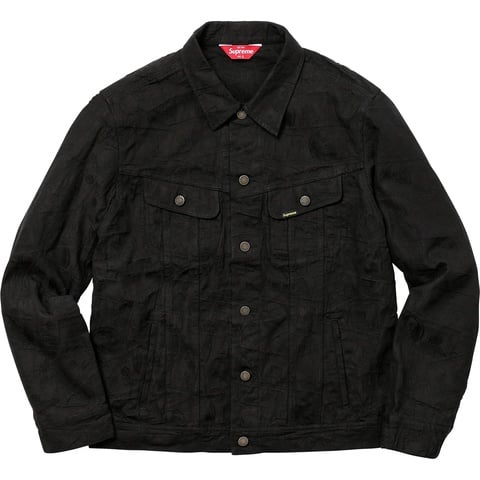 ジャケット・アウター Supreme 100Dollar Bill Trucker Jacket 100 Dollar Bill Trucker Jacket - fall/winter 2017 - Supreme