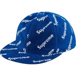 Supreme Velour Diagonal Logo 6-Panel (FW17)