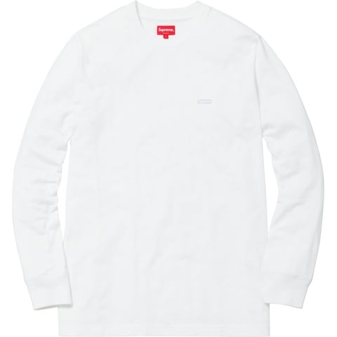 Metallic Box Logo L/S Tee - fall/winter 2017 - Supreme