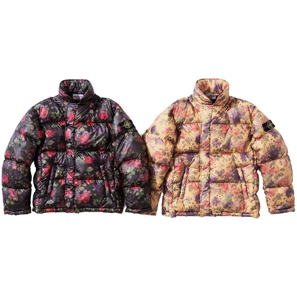 Supreme®/Stone Island® Lamy Cover Stampato Puffy Jacket - Supreme