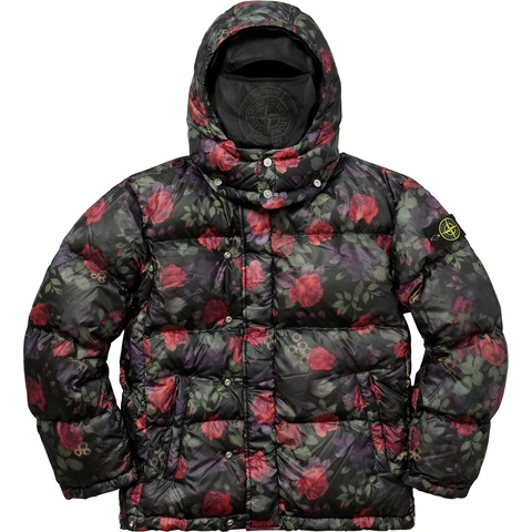 Supreme®/Stone Island® Lamy Cover Stampato Puffy Jacket - Supreme