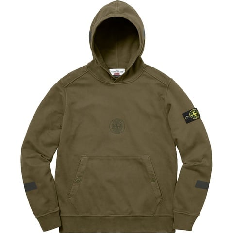 Supreme®/Stone Island® Hooded Sweatshirt - Supreme