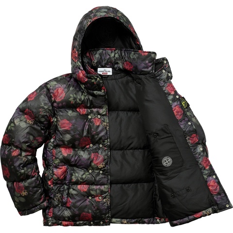 Supreme®/Stone Island® Lamy Cover Stampato Puffy Jacket - Supreme