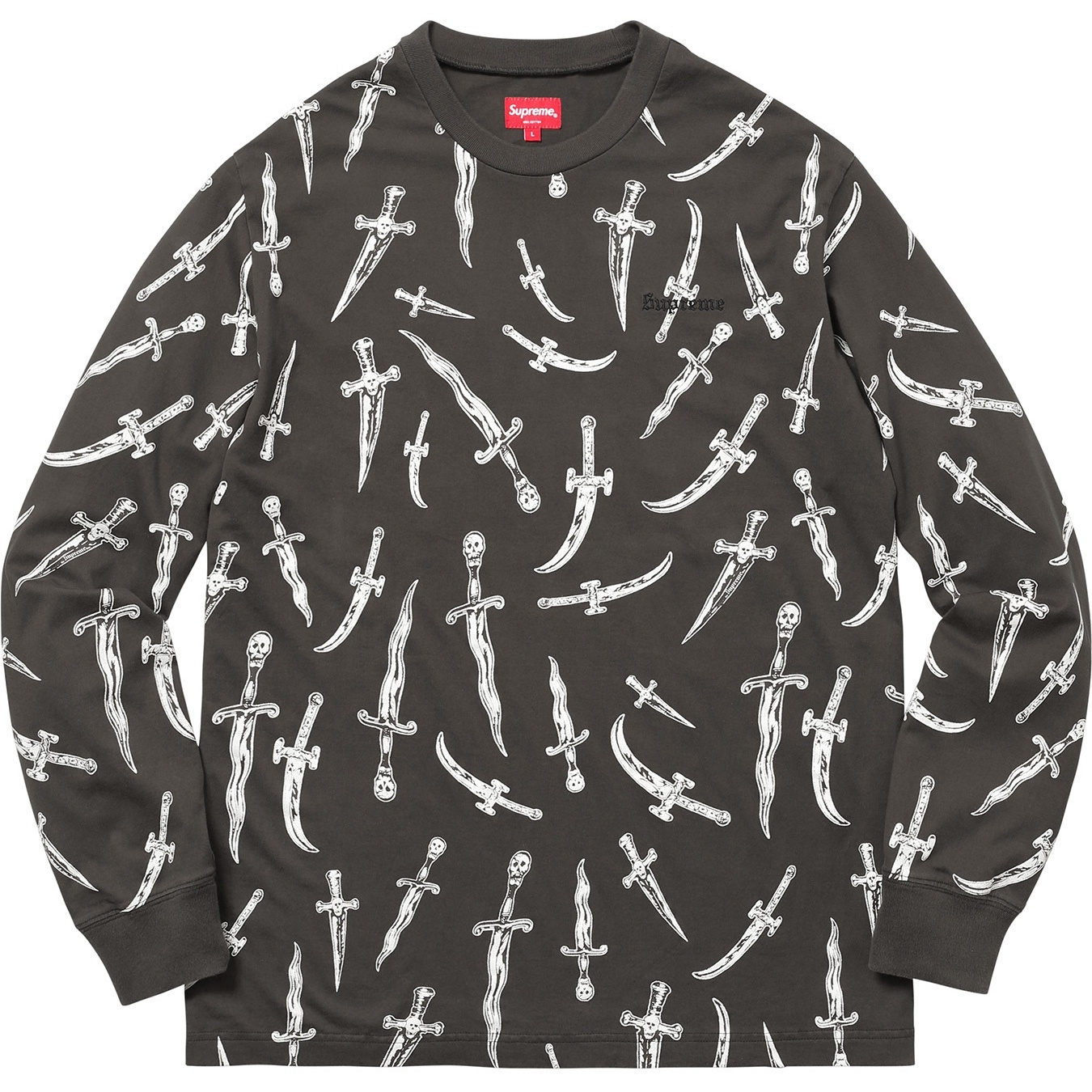 Supreme Daggers L S Top (FW17) - $110