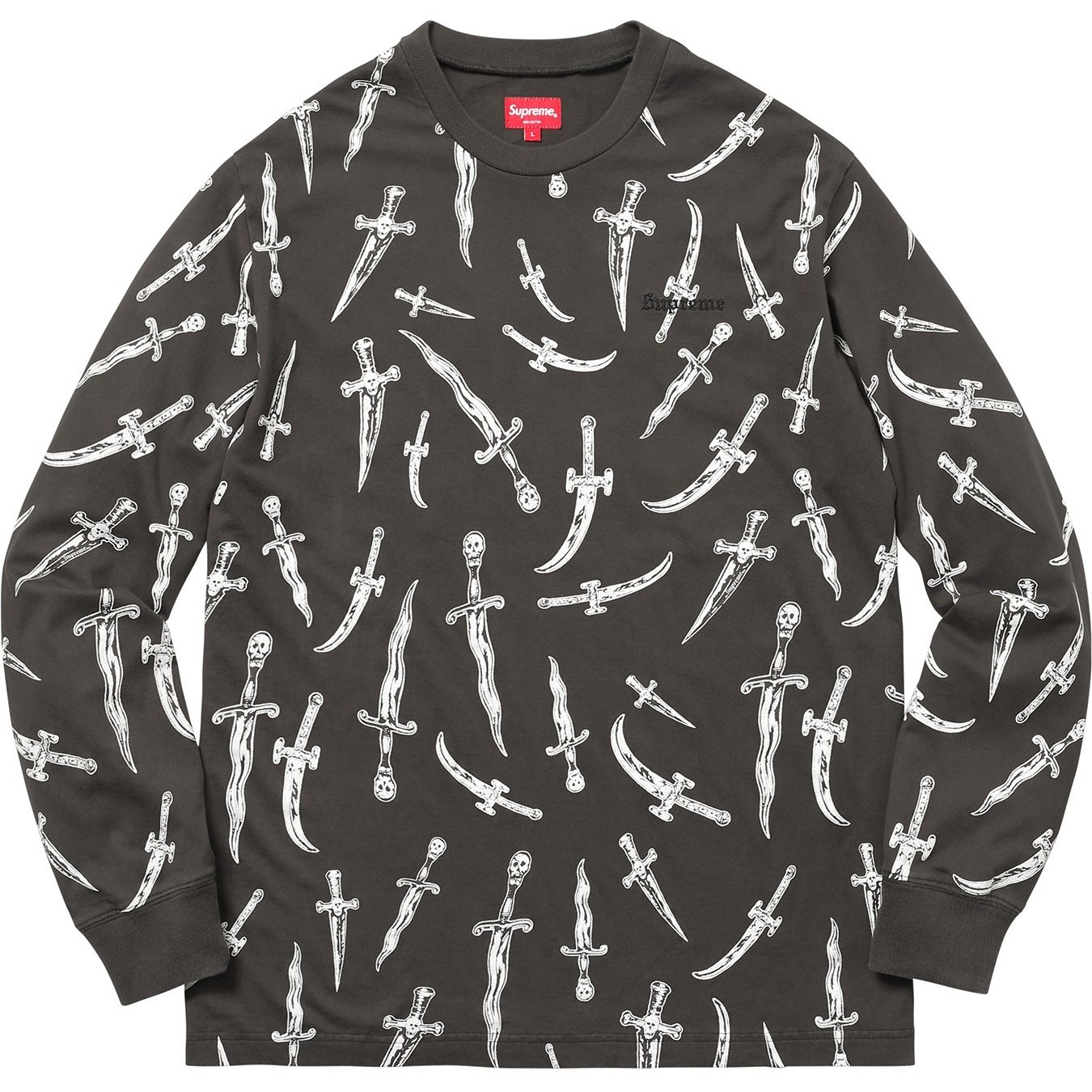 Supreme Daggers L S Top (FW17) - $110