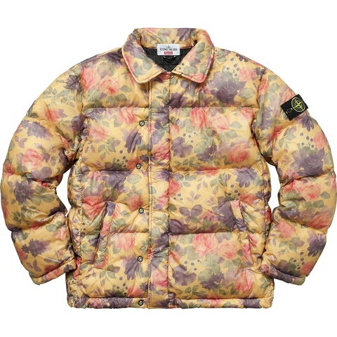 Supreme®/Stone Island® Lamy Cover Stampato Puffy Jacket - Supreme