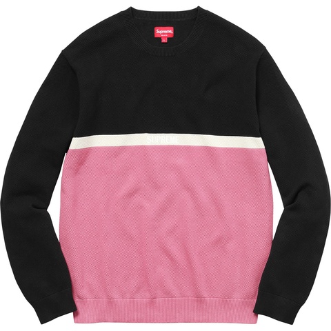 Supreme Split Pique Crewneck - Colorway