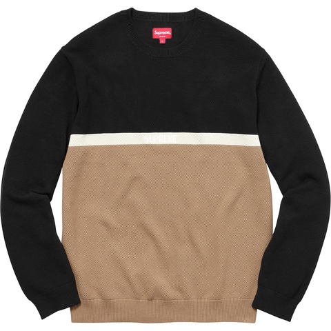 Supreme Split Pique Crewneck - Colorway